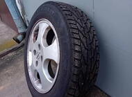 Grajewo ogłoszenia: Sprzedam tanio komplet kół zimowych felgi aluminiowe do opla... - zdjęcie